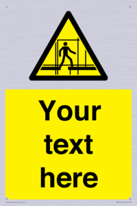 Custom Scaffold Incomplete Sign